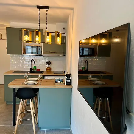 Climatise, Cosy Et Calme Au Centre Apartament Antibes