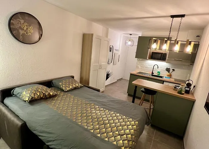 Climatisé, Cosy Et Calme Au Centre Appartamento Antibes